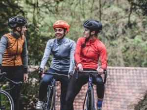 three girls on a bicycle - Exercise, it's not meant to be a punishment-wow